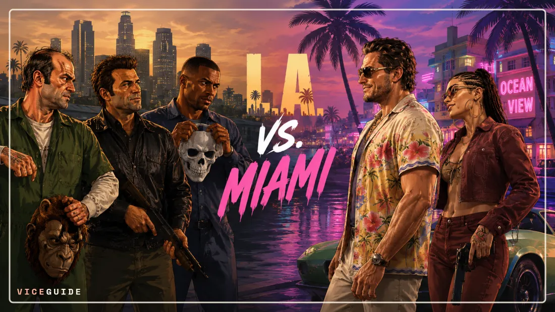 GTA 5 vs. GTA 6: Der große Vergleich der beiden Teile