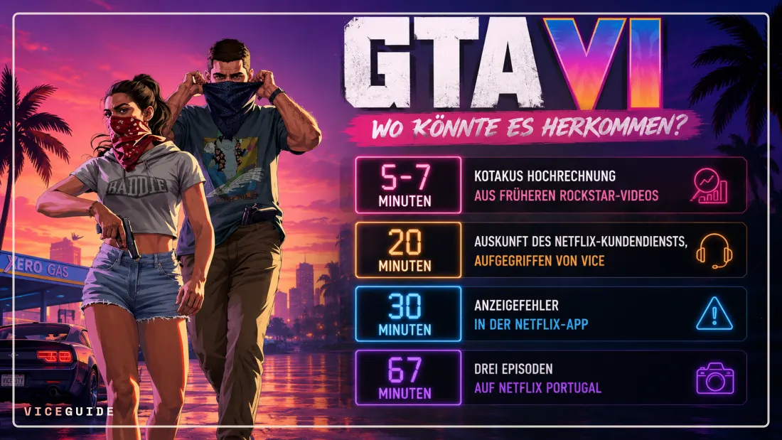 GTA 6 Extended Look Länge: 26 Minuten, und vier Gerüchte