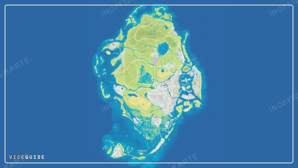 GTA 6 Karte: Fan-Map ist online, was offen bleibt