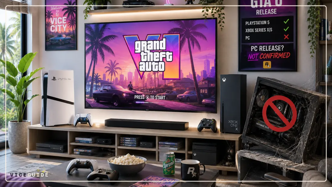 GTA 6 Plattformen: PS5 und Xbox, PC-Gamer müssen warten