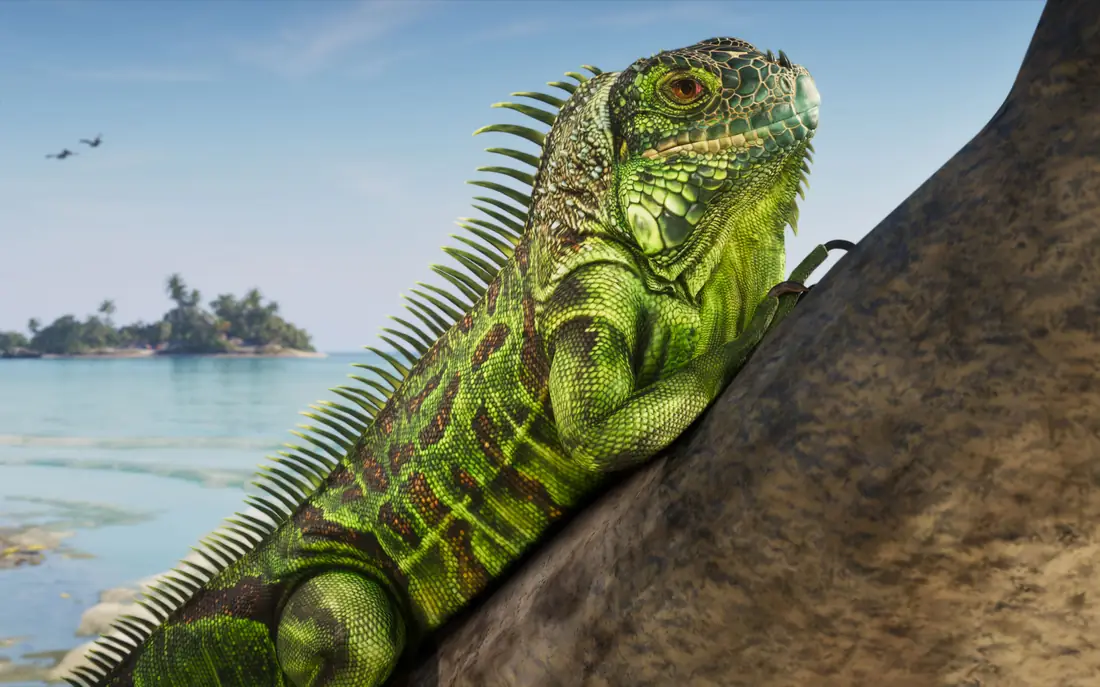 Grüner Leguan, Green Iguana in GTA 6