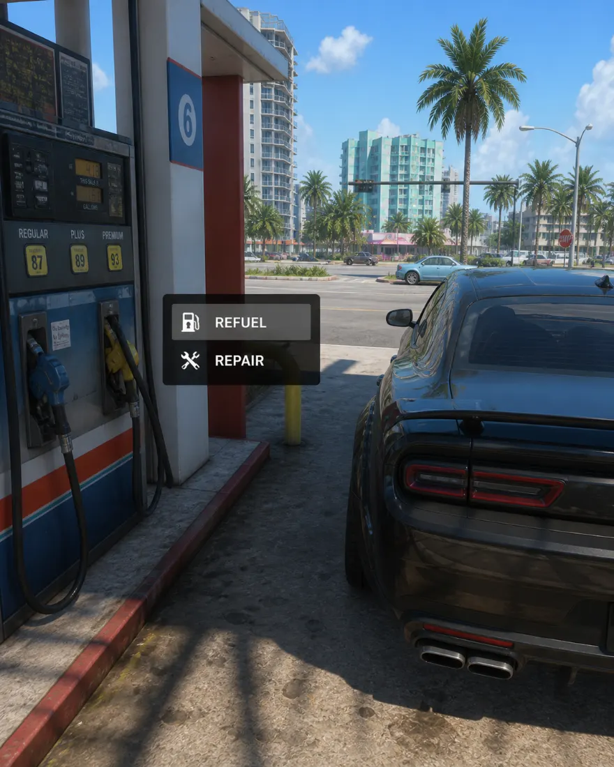 Tanksystem, Sprit und Ladesäulen in GTA 6