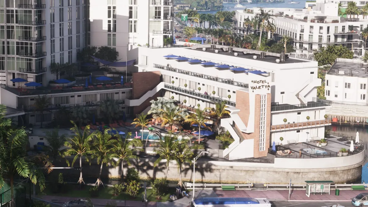 Hotel Valetta, Strandhotel in GTA 6