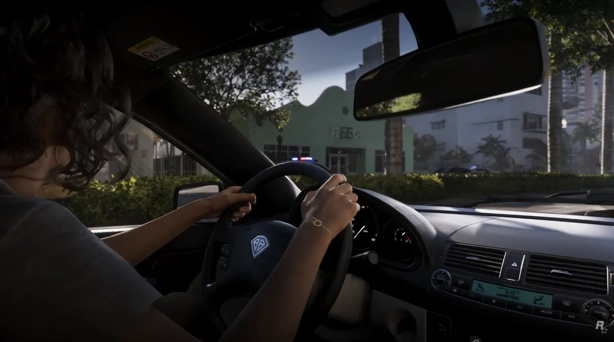 Bordcomputer im Fahrzeug, Touchscreen mit Menüs in GTA 6