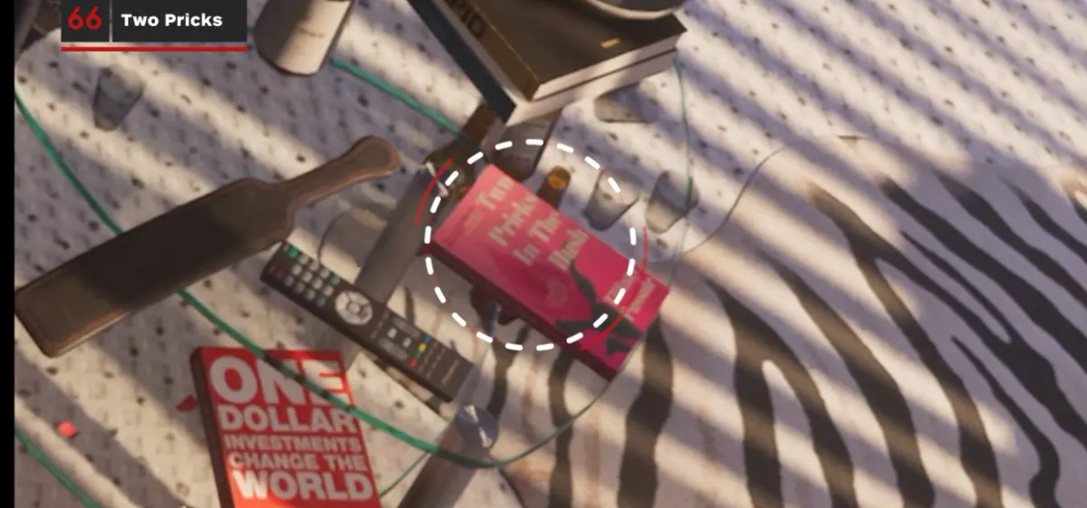 Two Pricks in the Bush, Buch auf Lucias Couchtisch in GTA 6